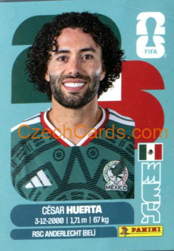 Cesar Huerta 2026 Panini World Cup Sticker #MEX20