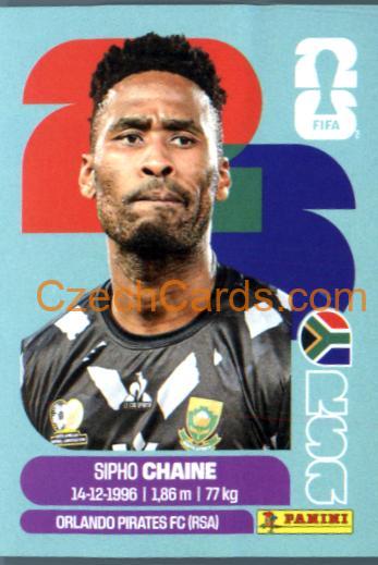 Sipho Chaine 2026 Panini World Cup Sticker #RSA3