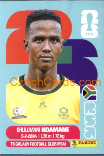 Khulumani Ndamane 2026 Panini World Cup Sticker #RSA7