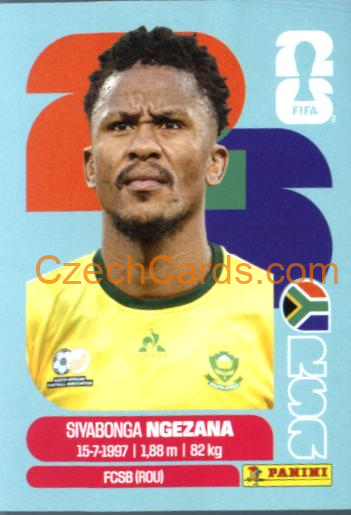 Siyabonga Ngezana 2026 Panini World Cup Sticker #RSA8