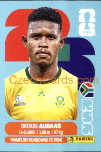 Bathusi Aubaas 2026 Panini World Cup Sticker #RSA14