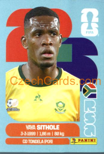 Yaya Sithole 2026 Panini World Cup Sticker #RSA15