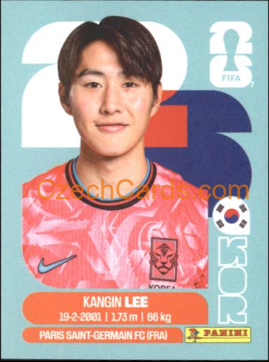 Kang-in Lee 2026 Panini World Cup Sticker #KOR12