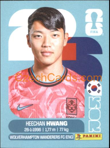 Hee-chan Hwang 2026 Panini World Cup Sticker #KOR19