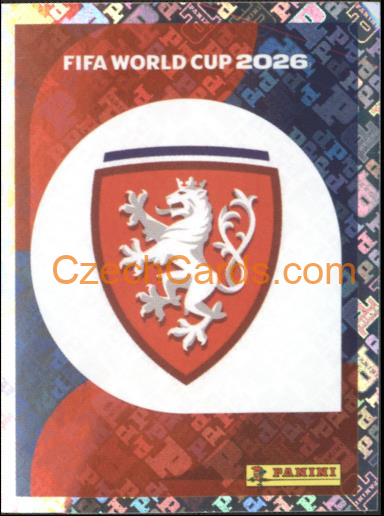 Emblem Czechia 2026 Panini World Cup Sticker #CZE1