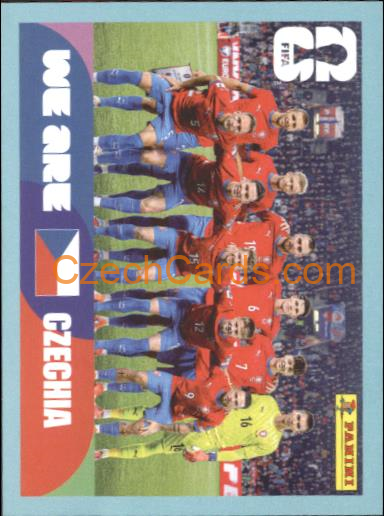 Team Photo Czechia 2026 Panini World Cup Sticker #CZE13