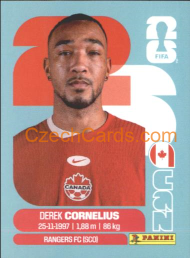 Derek Cornelius 2026 Panini World Cup Sticker #CAN7