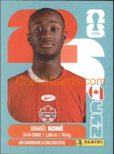 Ismaël Koné 2026 Panini World Cup Sticker #CAN11