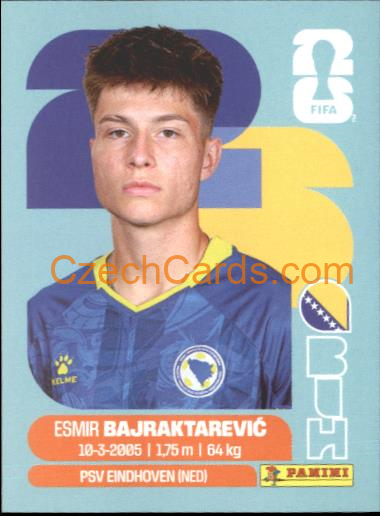 Esmir Bajraktarevic 2026 Panini World Cup Sticker #BIH15