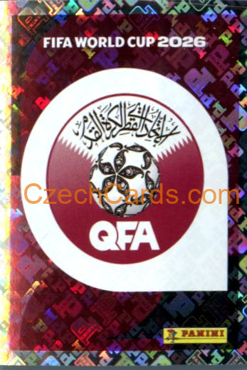 Emblem Qatar 2026 Panini World Cup Sticker #QAT1