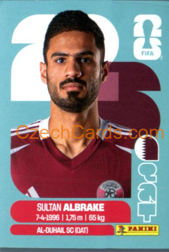 Sultan Albrake 2026 Panini World Cup Sticker #QAT3
