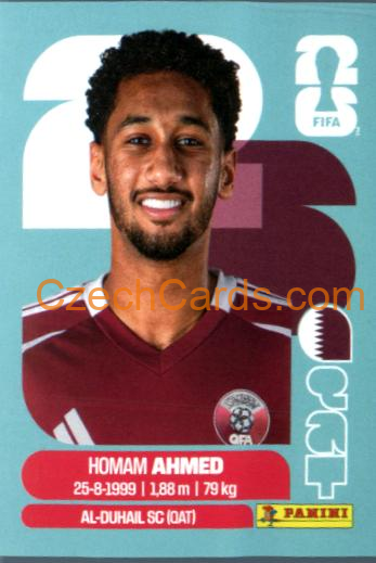 Homam Ahmed 2026 Panini World Cup Sticker #QAT5
