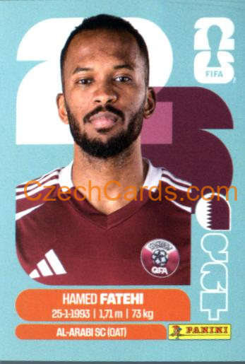 Ahmed Fatehi 2026 Panini World Cup Sticker #QAT12
