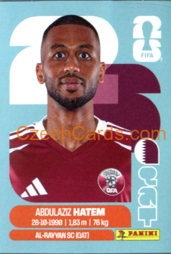 Abdulaziz Hatem 2026 Panini World Cup Sticker #QAT15