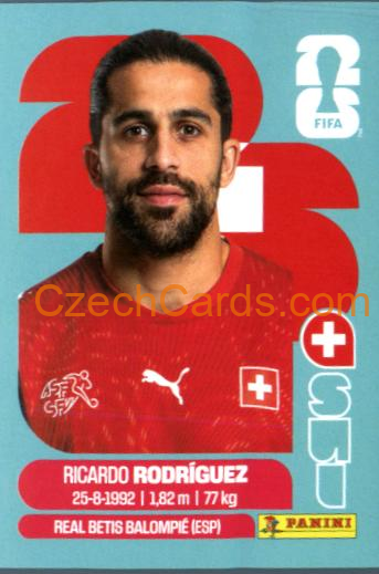 Ricardo Rodriguez 2026 Panini World Cup Sticker #SUI5