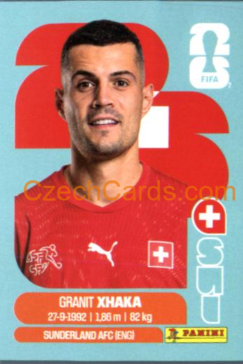 Granit Xhaka 2026 Panini World Cup Sticker #SUI9