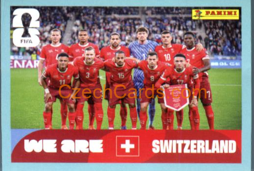 Team Photo 2026 Panini World Cup Sticker #SUI13