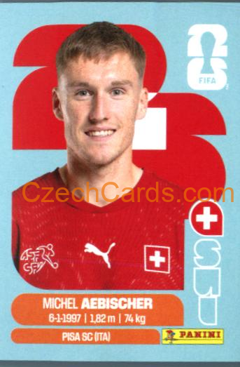 Michel Aebischer 2026 Panini World Cup Sticker #SUI16