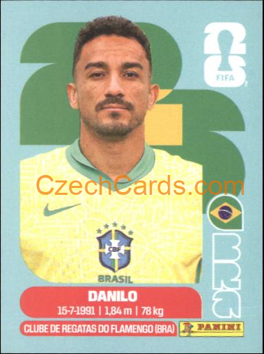 Danilo 2026 Panini World Cup Sticker #BRA7