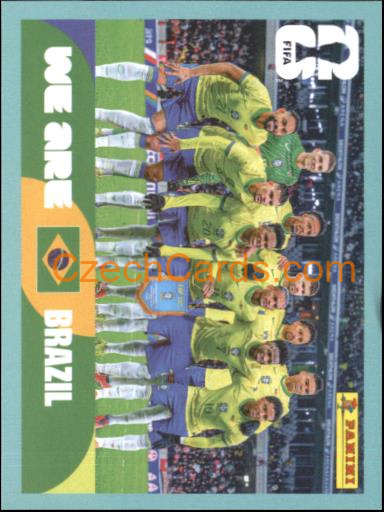 Team Photo Brazil 2026 Panini World Cup Sticker #BRA13