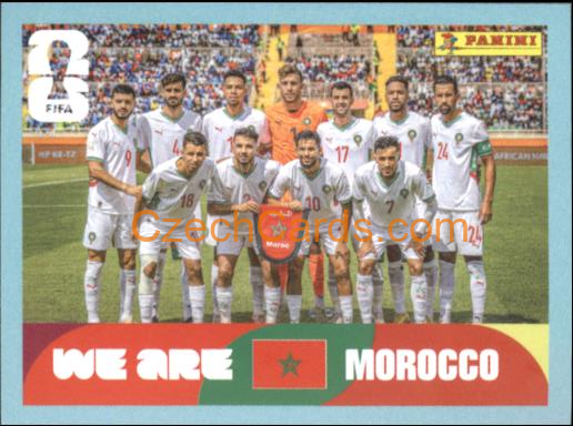 Team Photo Morocco 2026 Panini World Cup Sticker #MAR13