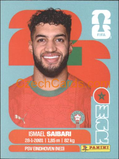 Ismael Saibari 2026 Panini World Cup Sticker #MAR15
