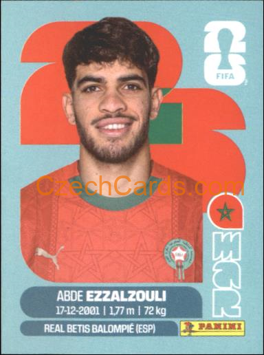 Abde Ezzalzouli 2026 Panini World Cup Sticker #MAR17