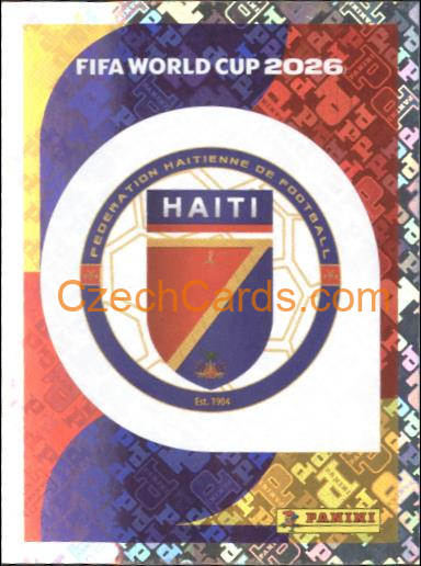 Emblem Haiti 2026 Panini World Cup Sticker #HAI1