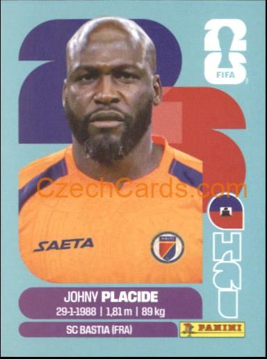 Johny Placide 2026 Panini World Cup Sticker #HAI2