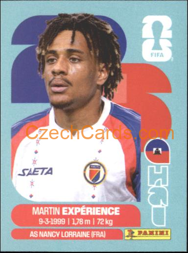 Martin Expérience 2026 Panini World Cup Sticker #HAI4
