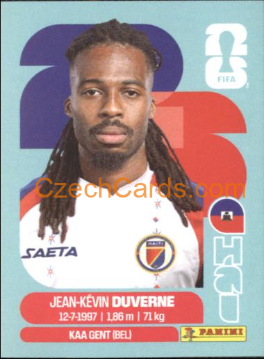 Jean-Kevin Duverne 2026 Panini World Cup Sticker #HAI5