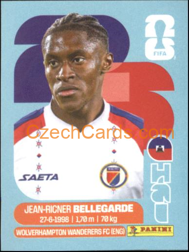 Jean-Ricner Bellegarde 2026 Panini World Cup Sticker #HAI12