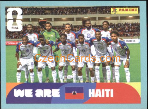 Team Photo 2026 Panini World Cup Sticker #HAI13