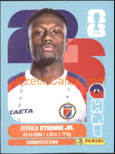 Derrick Etienne Jr 2026 Panini World Cup Sticker #HAI15