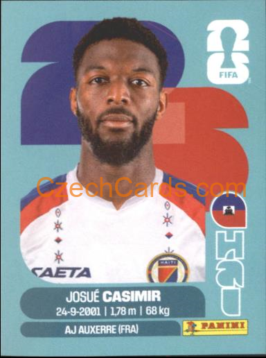 Josue Casimir 2026 Panini World Cup Sticker #HAI16