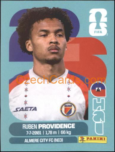 Ruben Providence 2026 Panini World Cup Sticker #HAI17