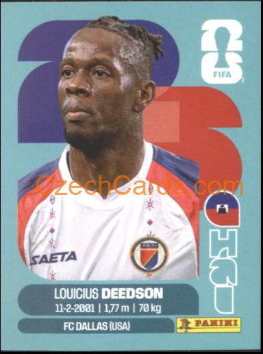 Louicius Deedson 2026 Panini World Cup Sticker #HAI19