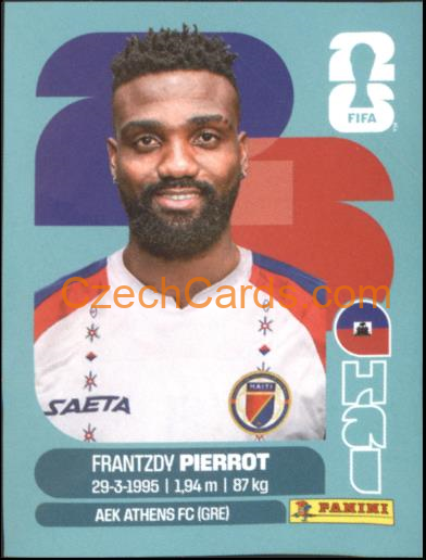 Frantzdy Pierrot 2026 Panini World Cup Sticker #HAI20