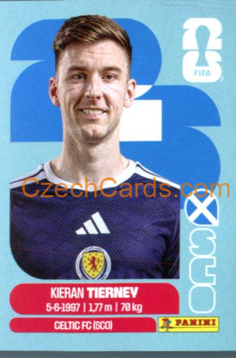 Kieran Tierney 2026 Panini World Cup Sticker #SCO4