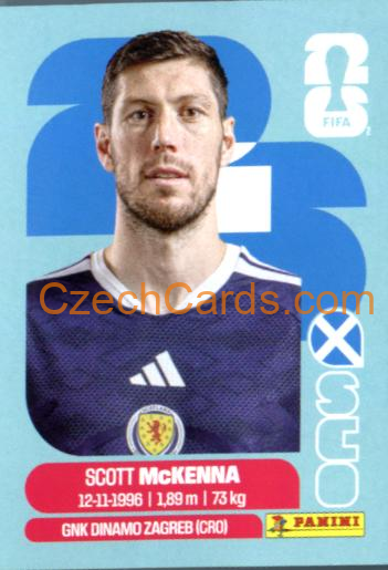 Scott McKenna 2026 Panini World Cup Sticker #SCO7