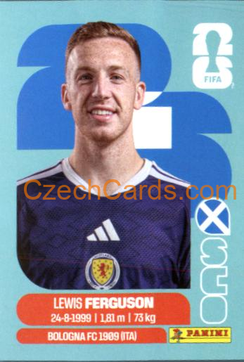 Lewis Ferguson 2026 Panini World Cup Sticker #SCO14