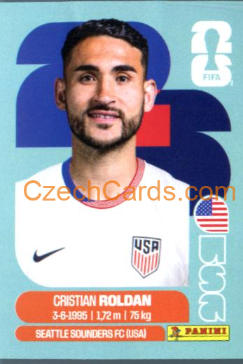 Christian Roldan 2026 Panini World Cup Sticker #USA11