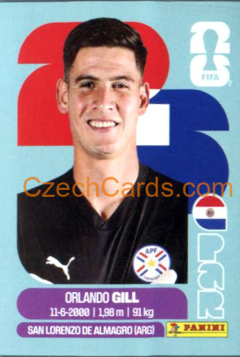 Orlando Gill 2026 Panini World Cup Sticker #PAR3