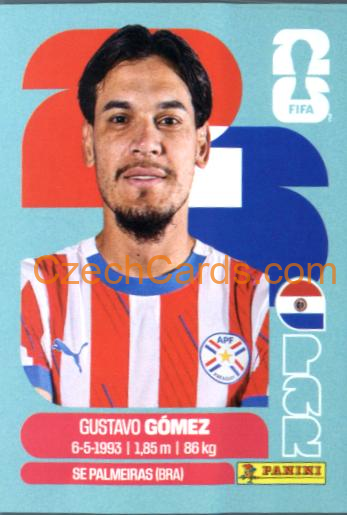 Gustavo Gomez 2026 Panini World Cup Sticker #PAR4
