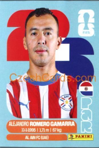 Alejandro Romero Gamarra 2026 Panini World Cup Sticker #PAR16