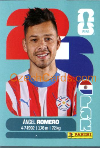 Angel Romero 2026 Panini World Cup Sticker #PAR19