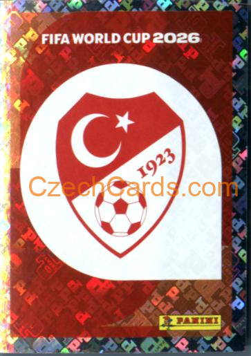 Emblem Türkiye 2026 Panini World Cup Sticker #TUR1