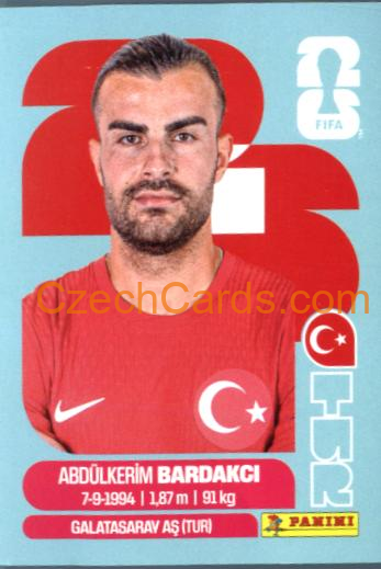 Abdulkerim Bardakci 2026 Panini World Cup Sticker #TUR5