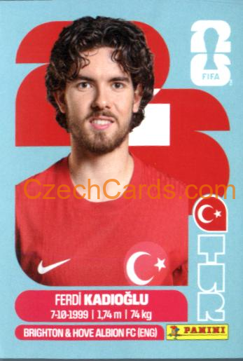 Ferdi Kadioglu 2026 Panini World Cup Sticker #TUR8