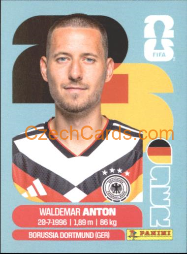 Waldemar Anton 2026 Panini World Cup Sticker #GER7